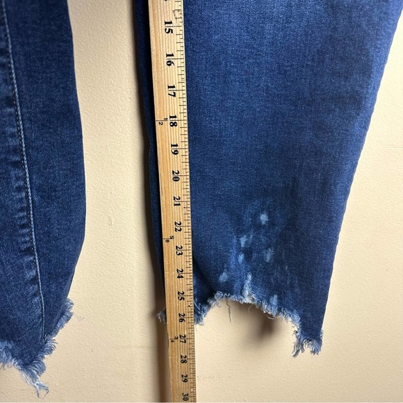 Lane Bryant High Rise Girlfriend Straight Jeans Flexmagic Waistband Crop 14 - Picture 15 of 16